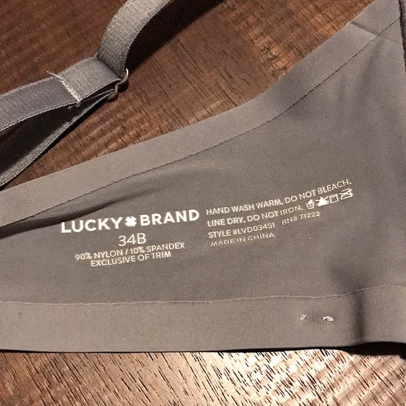❌CLEARANCE❌ LUCKY BRAND Wireless Padded Bra - Picture 6 of 6